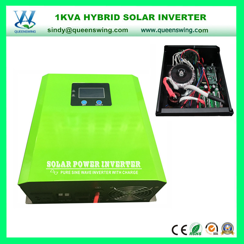 off Grid 1kVA 12V or 24V Transformer Type Hybrid Solar Inverter with Controller