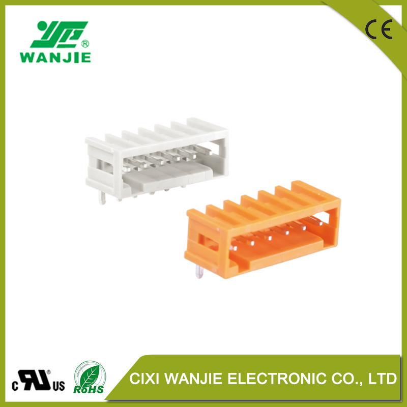 Wago Mcs Pluugable Terminal Block with Straight Pin Wj0202/0302-02xx Pitch: 3.5/3.81mm