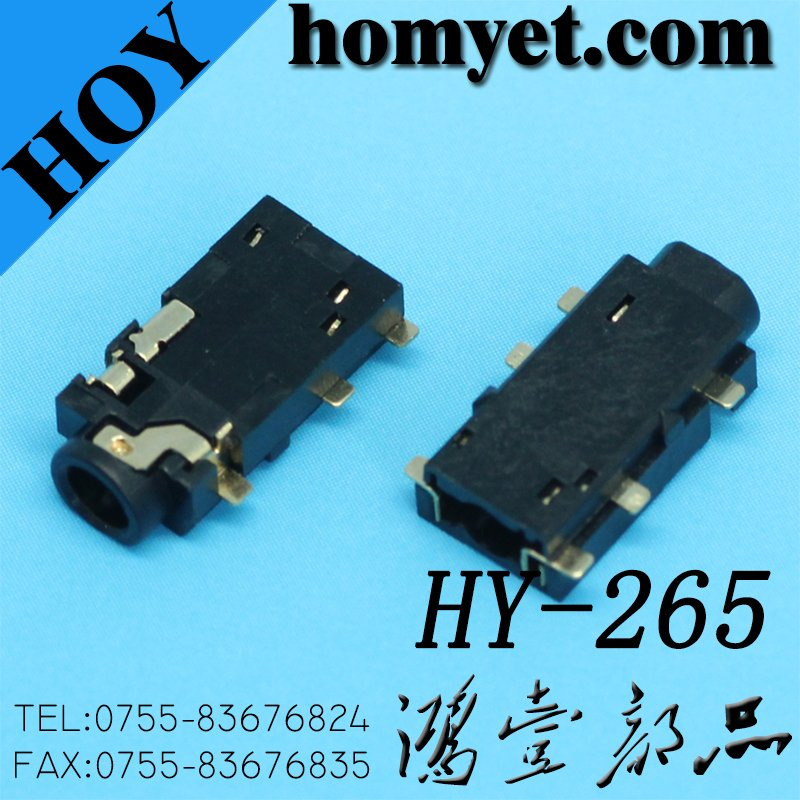 China Supplier 2.5mm Surface Mounting Audio Phone Connectors