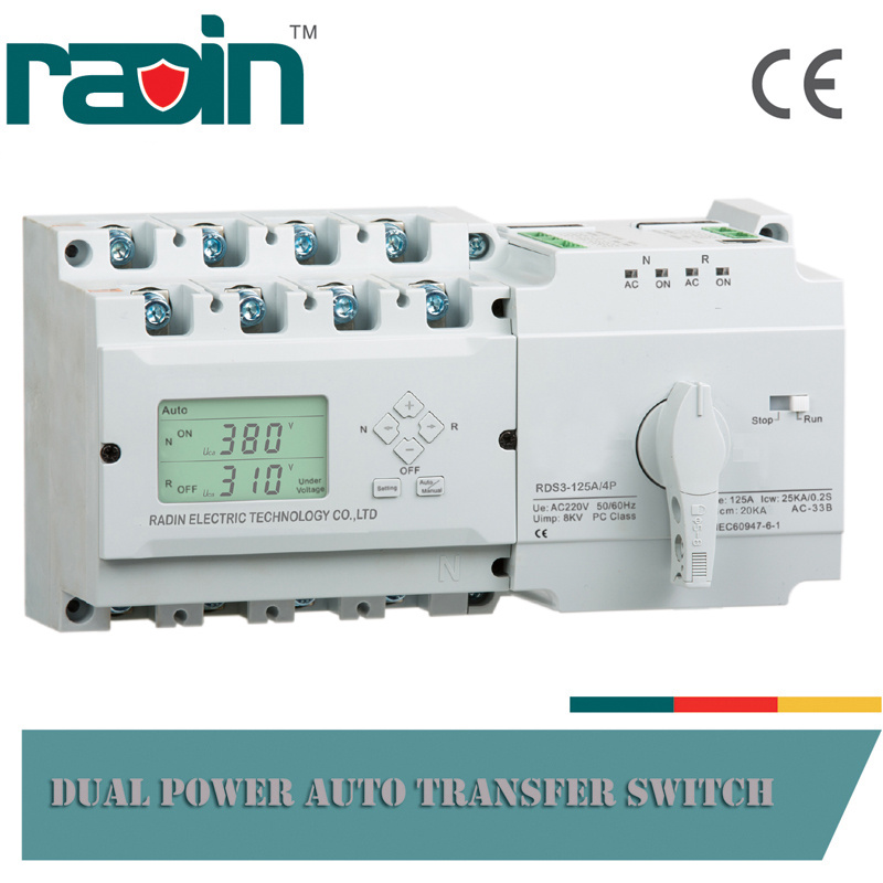 Transfer Time Settable Intelligent Automatic Transfer Switch