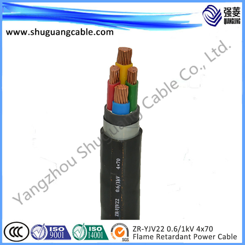 Zr-Yjv22 0.6/1kv 4X70/LV/XLPE Insulation/Power Cable