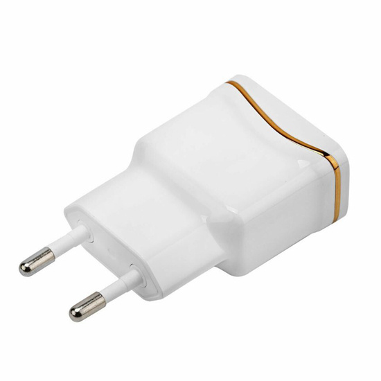 Mini Portable Mobile Phone Travel Charger with 2 USB