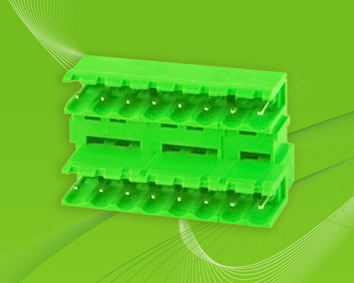 Pluggable Terminal Block with Dual Row Pin Header for Board to Wire Connection