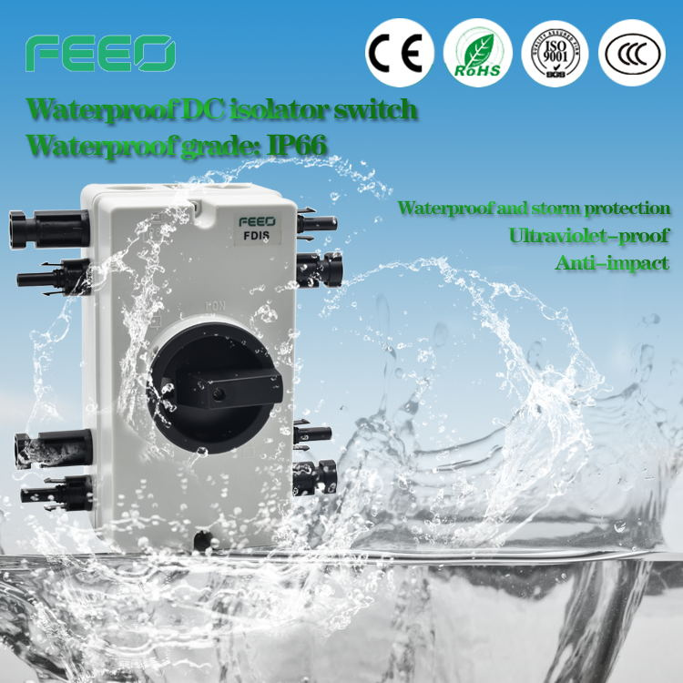 4p 1000VDC Enclosed Rotary Isolating Switch