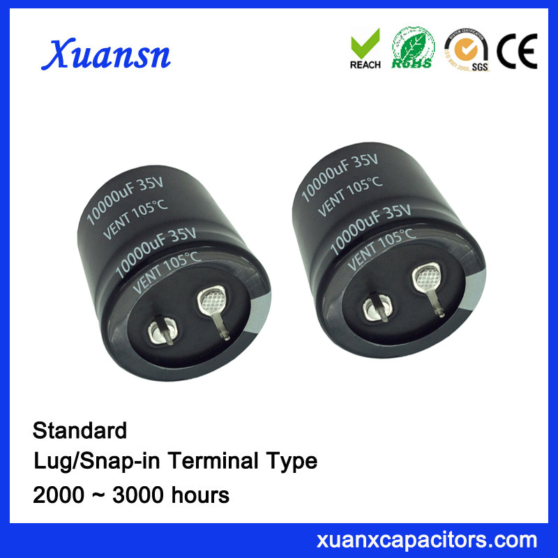 10000UF 35V Standard Soldering Snap in Capacitor