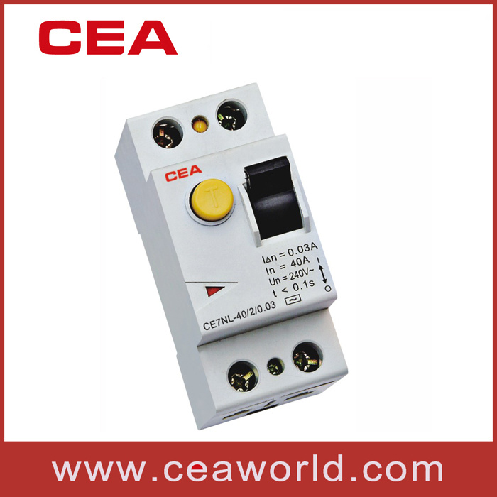 CE7nl 2p Residual Current Circuit Breaker