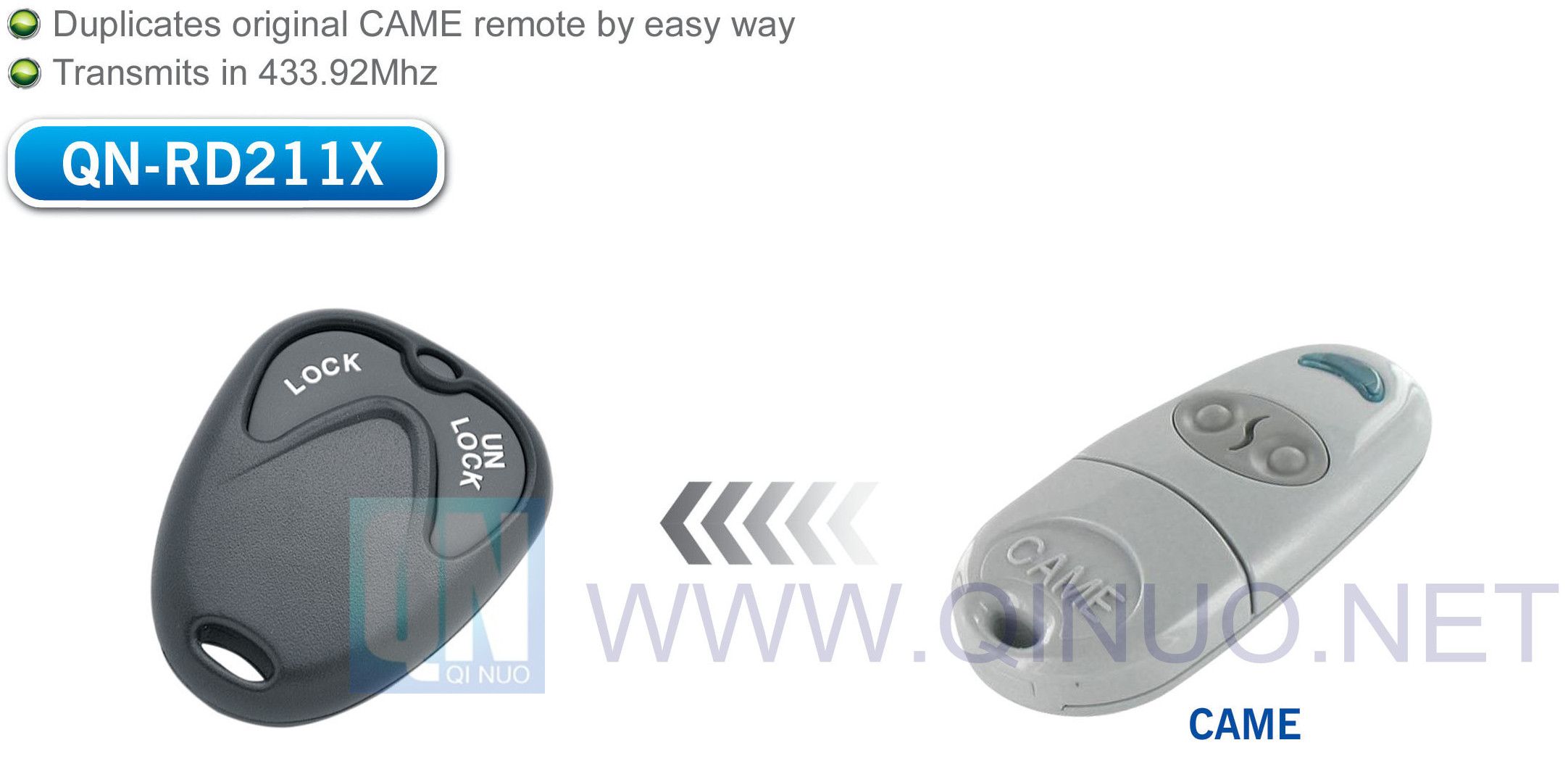Came Fixed Code Transmitter Duplicator for Garage Door
