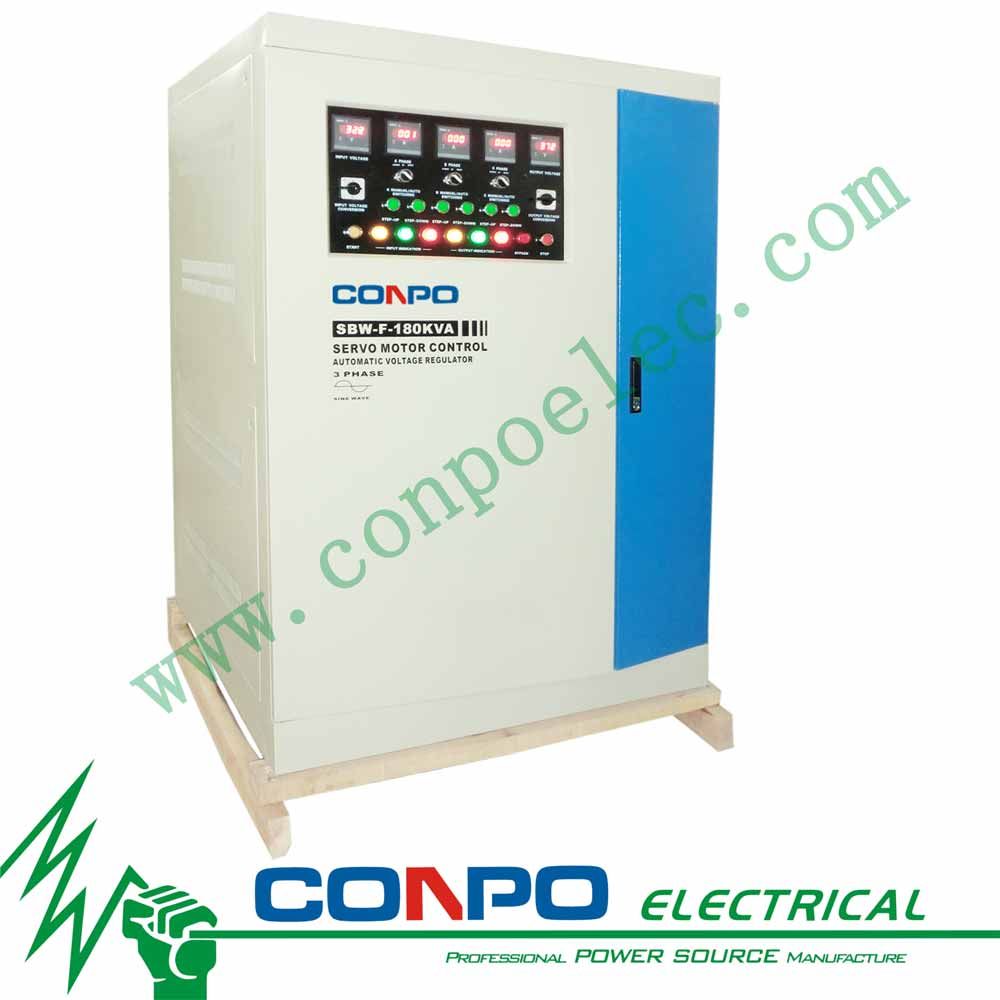 SBW-F-180kVA Split-Regulating Full-Automatic Compensated Voltage Stabilizer/Regulator