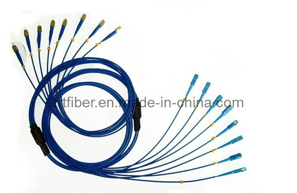 Sc-FC Optical Fiber Optic Armored Patch Cord Cable