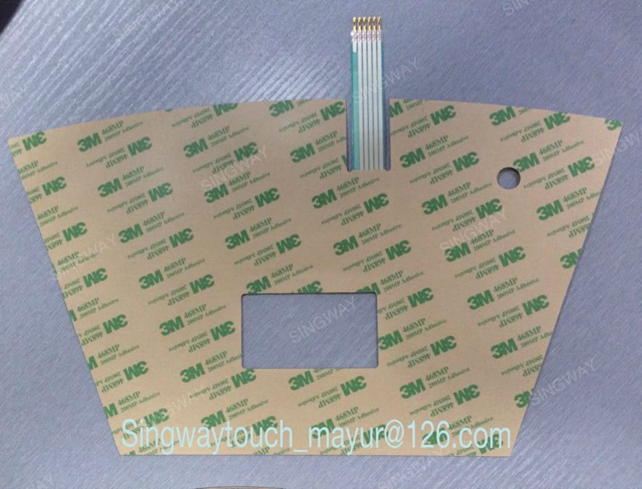 Customed Membrane Switch with Fit Golden Crimps
