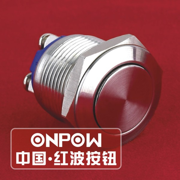 Onpow 19mm Push Button Switch (GQ19F-10/S, CE, CCC, RoHS, REECH)