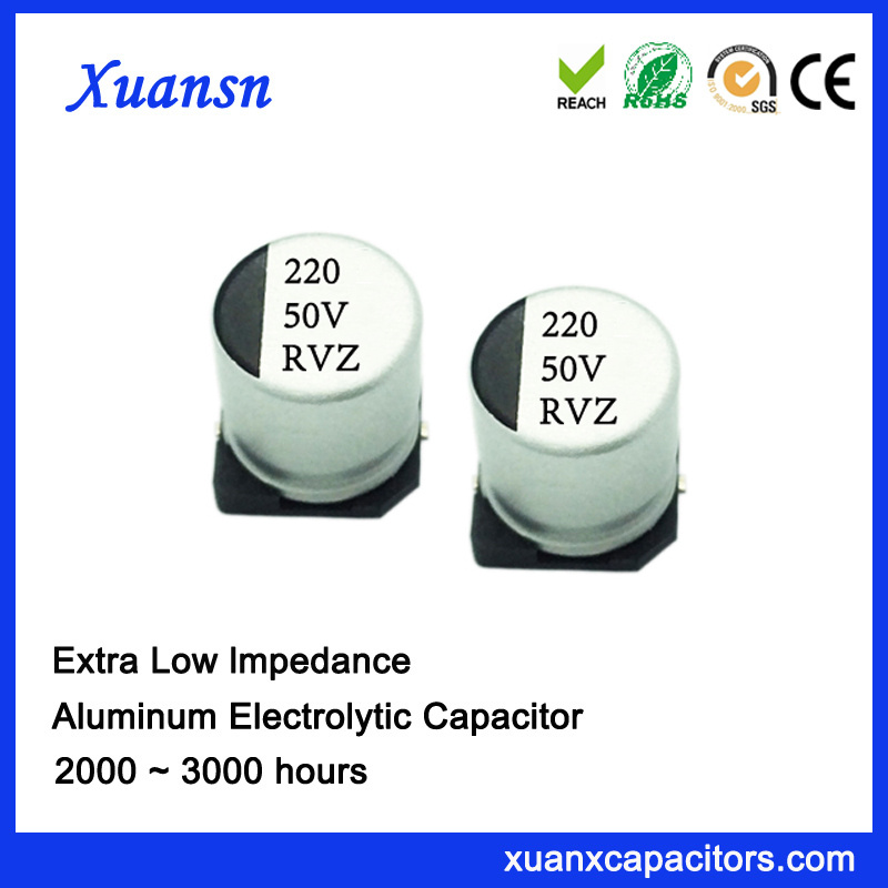 220UF 50V Chip Aluminum Electrolytic Capacitor Suppliers