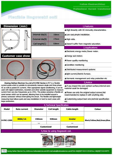Coil with 800A/1A
