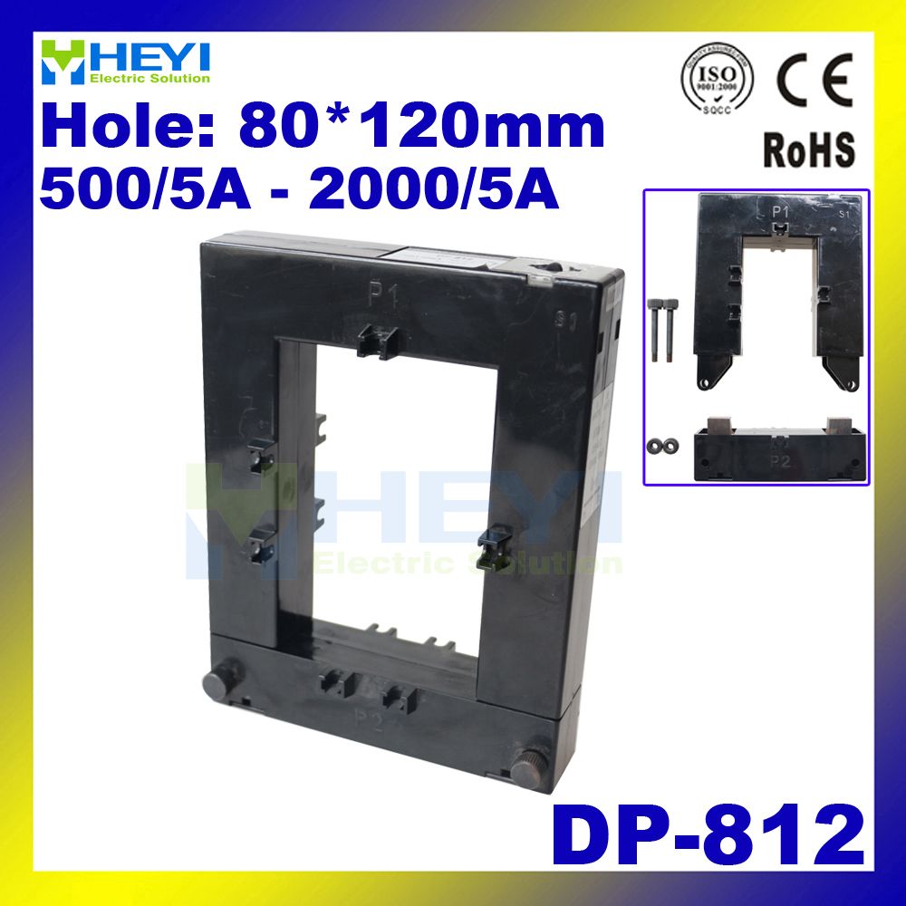 Easily Install Clamp on Design Dp-812 500/5 - 2000/5A Single Phase Class 0.5 Window Type Current Transformer