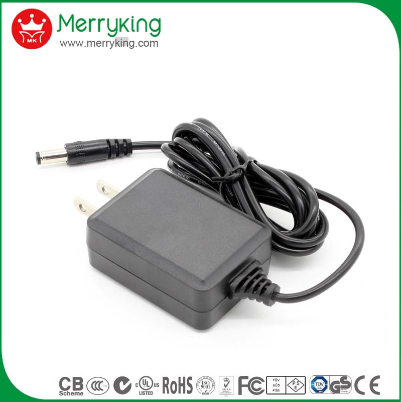 UL cUL PSE FCC CB High Quality Wall Mount 12V AC DC Power Adapter for Us Ja Plug