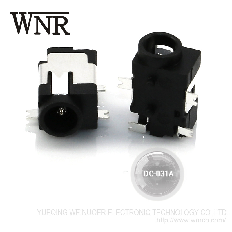 New Arrival Wnre Round DC Power Jack 4 Pin SMD DC-031A DC Jack