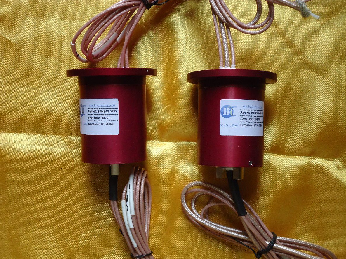 Slip Rings for 3G-HDI Video, USB, Ethernet, RS485, Device-Net, Cc-Link for Robot