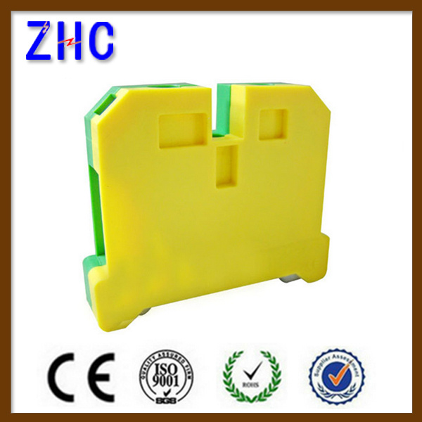 Ek Series DIN Rail Ground Connecting Terminal Block