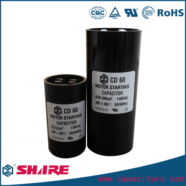 Motor Start Electrolytic CD60 Capacitor
