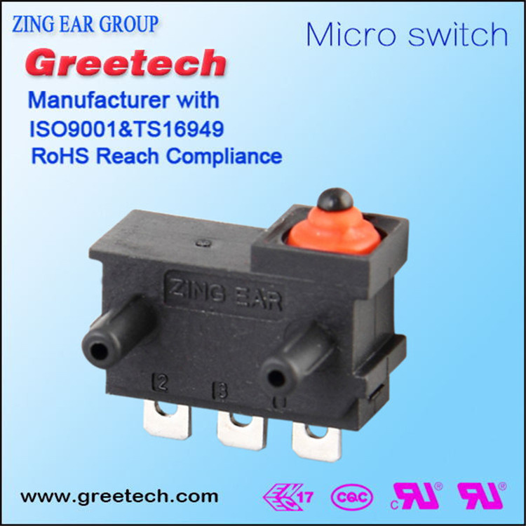 IP67 Mini Micro Switch for Auto Electronics