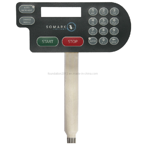 Battery Control Rubber Black Membrane Film Membrane Switch