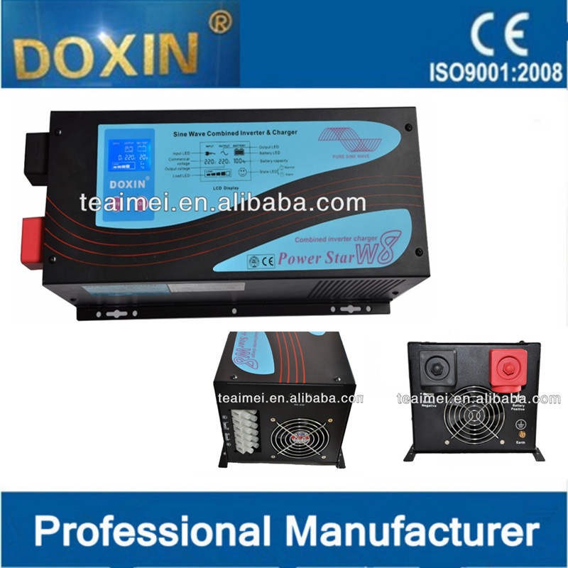 1000W 2000W 3000W 4000W 5000W 6000W 8000W 10000W LCD Display Battery Charger Built-in Solar Low Frequency Inverter UPS with Charger