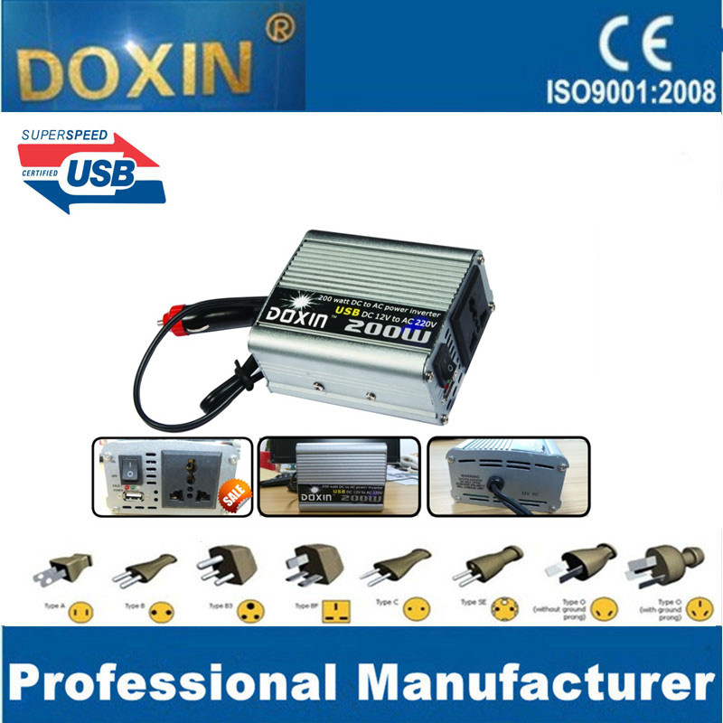 200W Micro off Grid Tie Power Inverter with USB