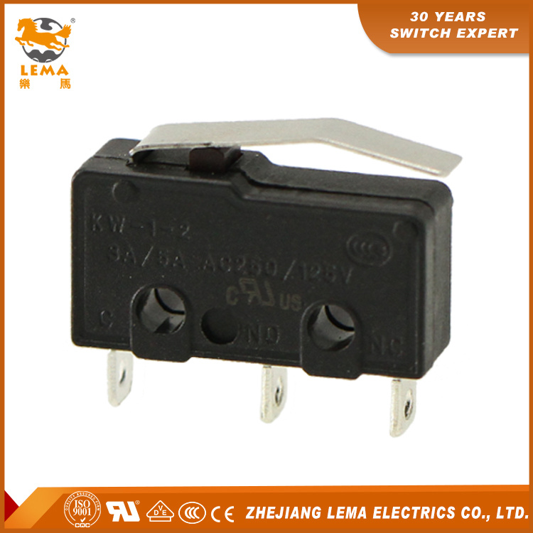 Lema Kw12-13 5A Lever Solder Terminal Mini Micro Switch