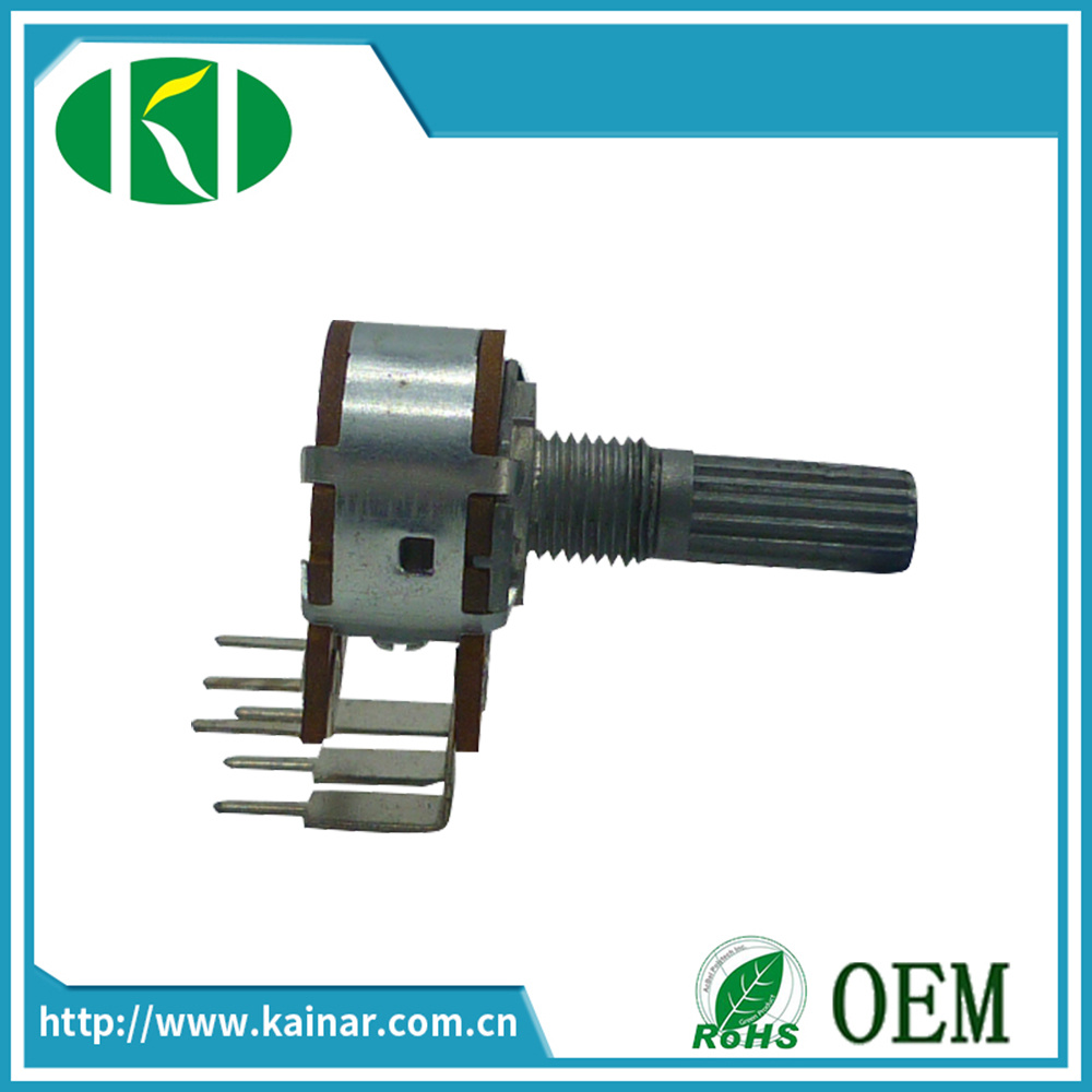 Wh148-1b-4 17mm Precision Carbon Rotary Potentiometer with Metal Shaft