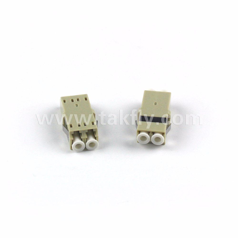Multimode Duplex Fiber Optic LC Coupler/Adapter