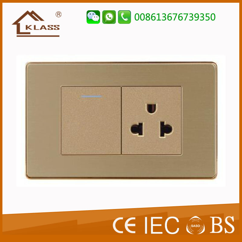 2016 Hot Sale 1lever 2way and 3pole Thailand Socket