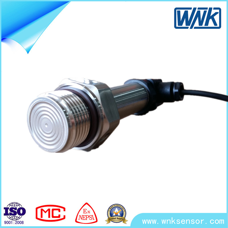 High Quality Flush Diaphragm Pressure Transmitter, ISO9001