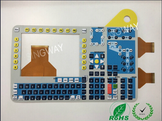 Key Embossing Type Membrane Switch with FPC Circuit