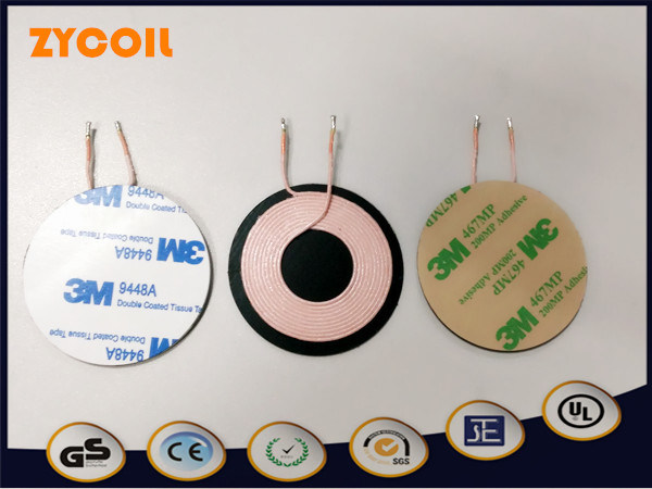 Wireless Phone Charger Transmitter Coil with 3m Double-Adhesive Tape