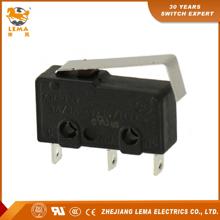 Lema Kw12-7 Bent Lever Electric Subminiature Micro Switch