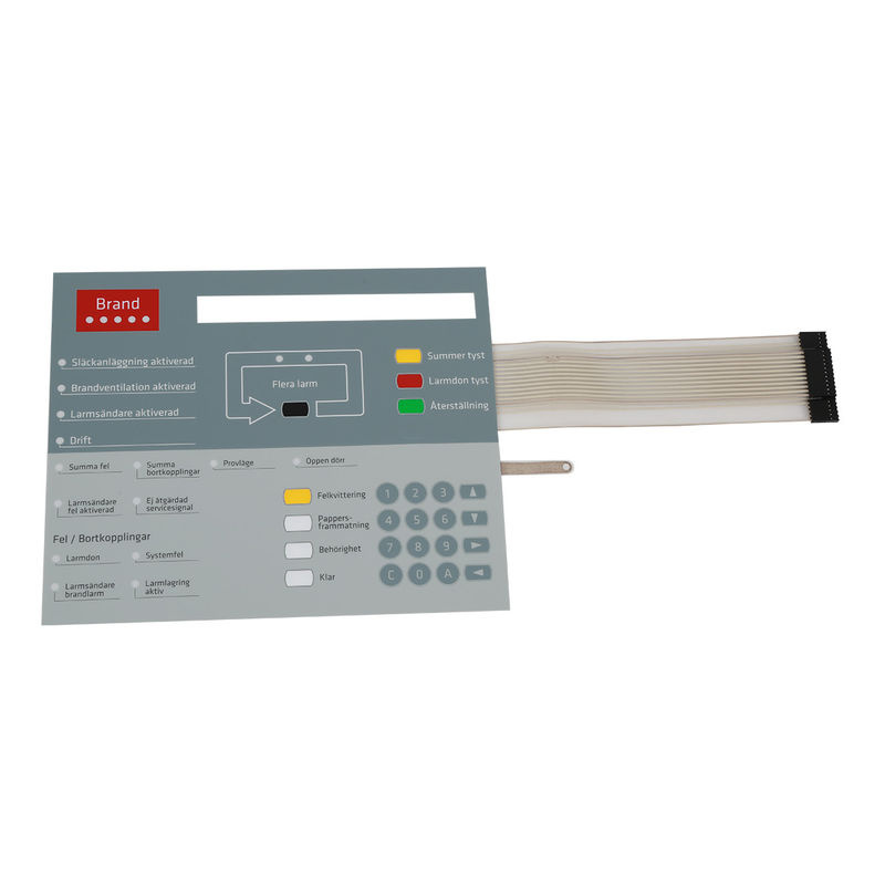 China Custom LED Membrane Switch with Plastic Housing Chassis for Medical Use Supplier