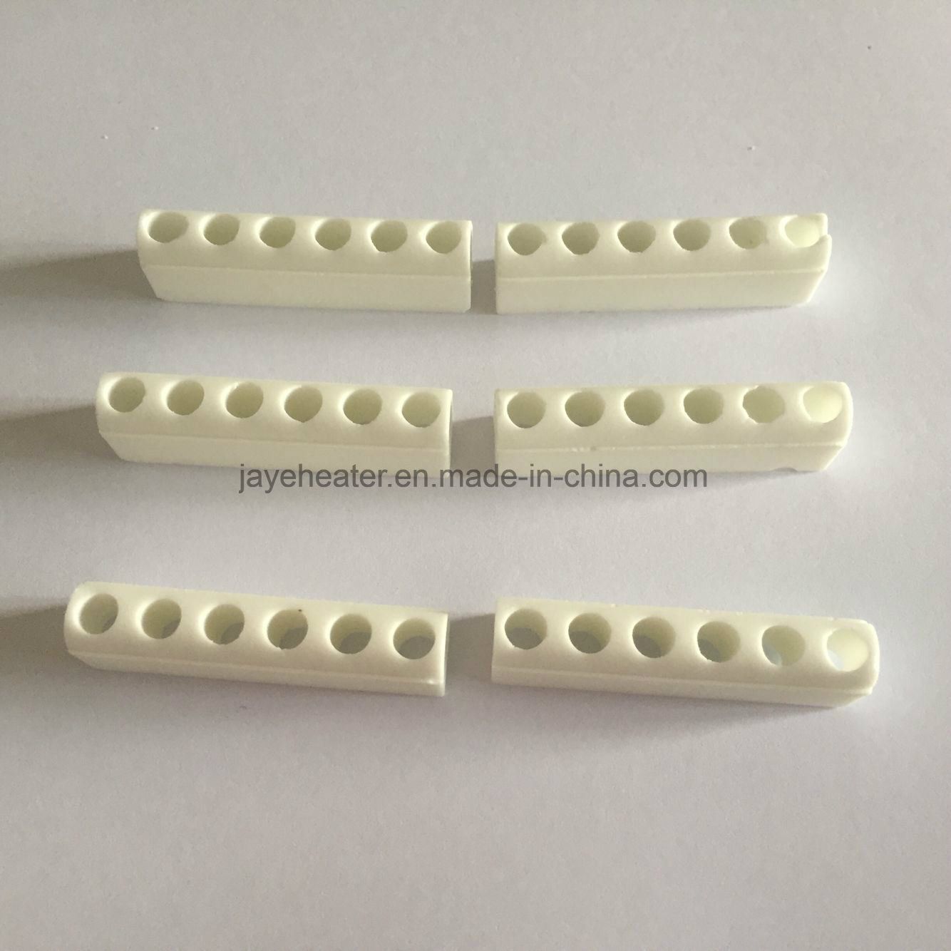 Ceramic Band Heater Insulator Ceramic Strip 6 Holes