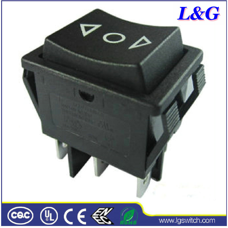 20A 6 Pins (ON) -off- (ON) Power Reset Rocker Switch