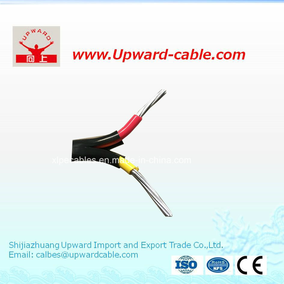 2core Aluminum Conductor Flat Electric Wire