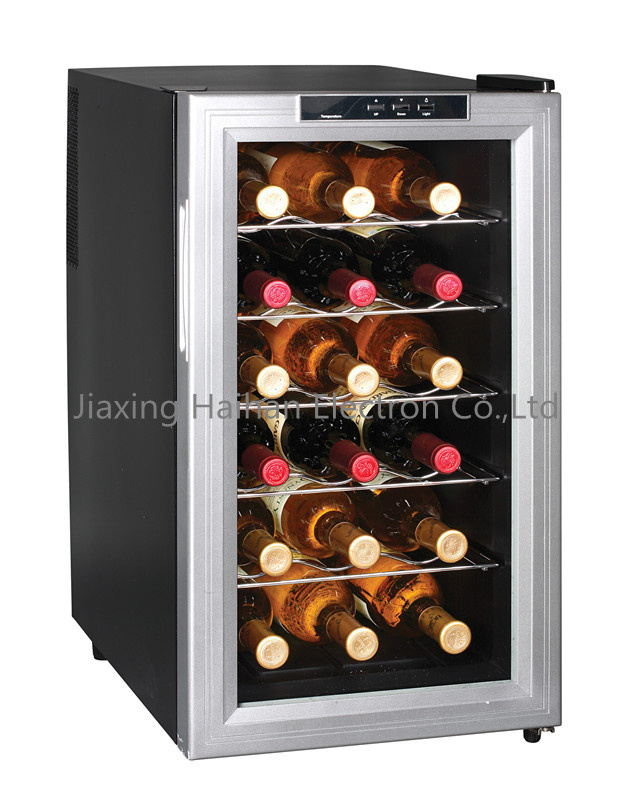 Glass Door Wine Cooler with Semi Conductor