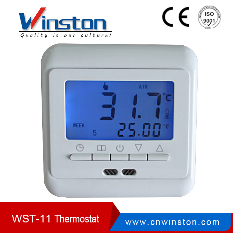 Digital Heating System LCD Display Programmable Room Thermostat Wst-11