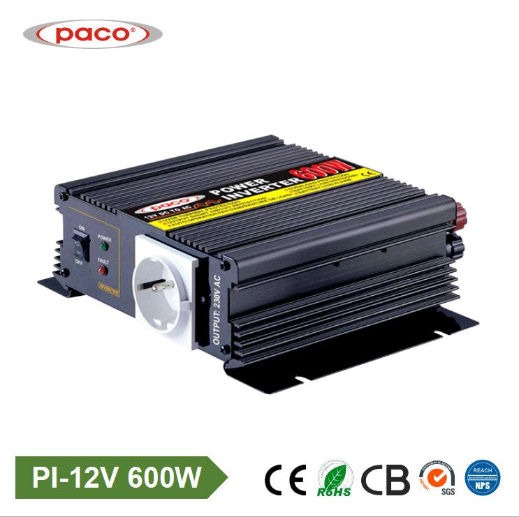 Paco off Grid 12V 600W DC AC Car Power Inverter