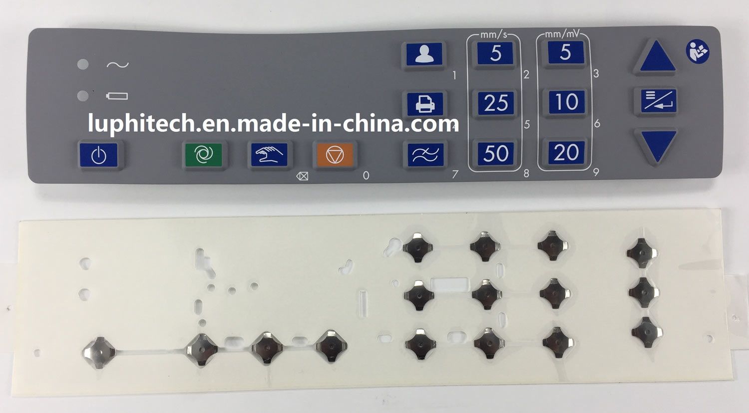 Silicone Tactile with Metal Domes Rubber Keypads