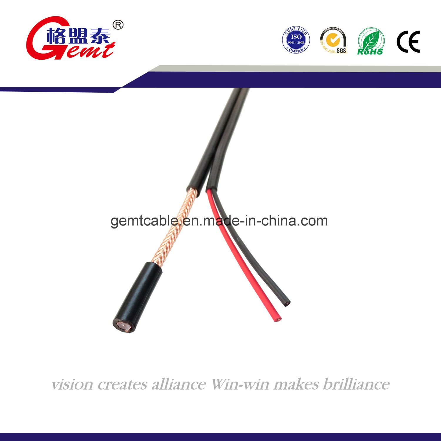 Rg59 Coaxial Cable CCTV Cable with Power