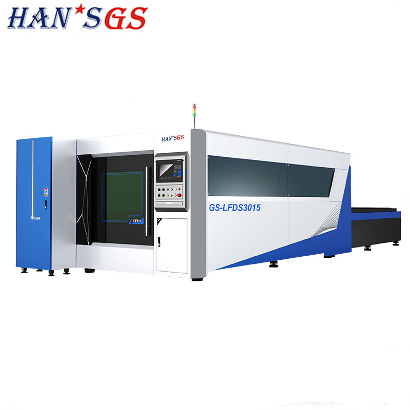 Exchangeable Pallet Equipped at Hans GS 3300W Laser Cutting Machine