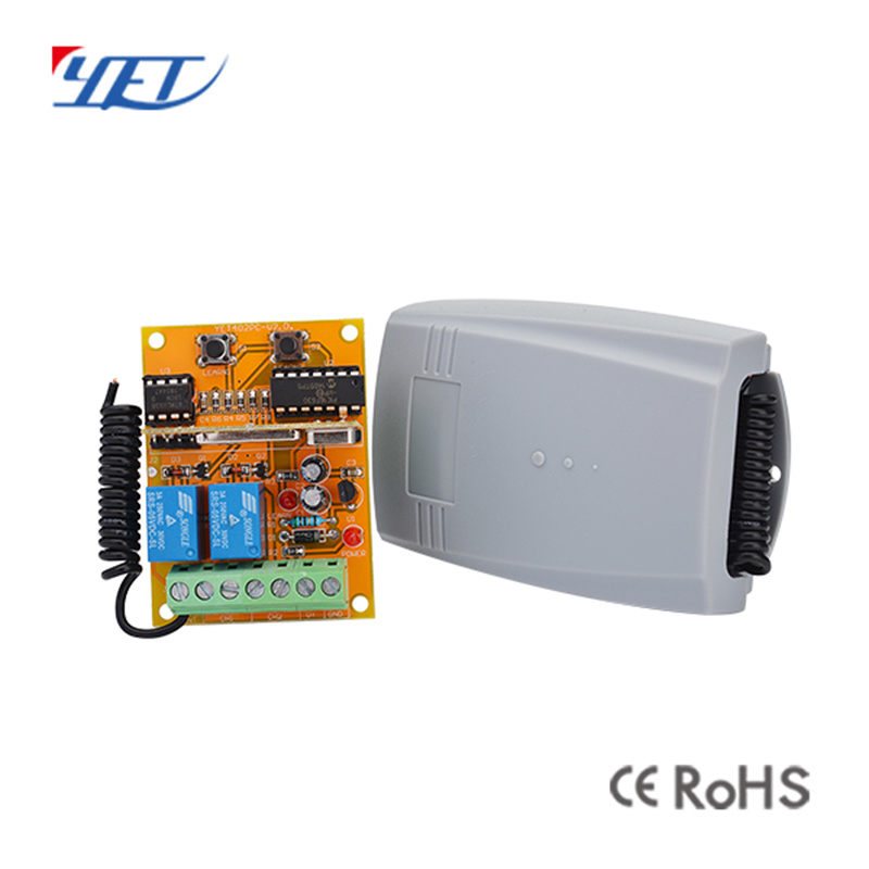 Universal Remote Control Set 433MHz Can Learn Fixed Code, Learning Code and Part of Rolling Code Yet402PC-V2.0