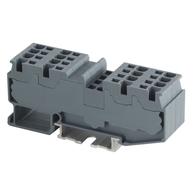 Dinrail Spring Terminal Block Jut14-4/2-2 Direct Plug-in Connector