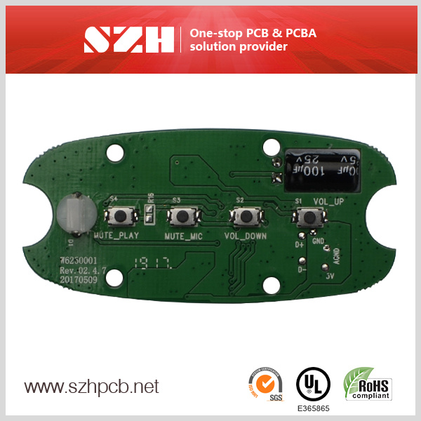 Quality Call Center Headset Audio PCBA