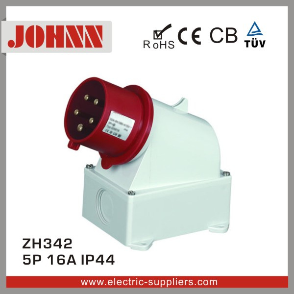 IP44 5p 16A Surface Mounted Plug
