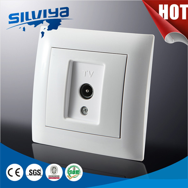 Modern 1 Gang TV Wall Socket